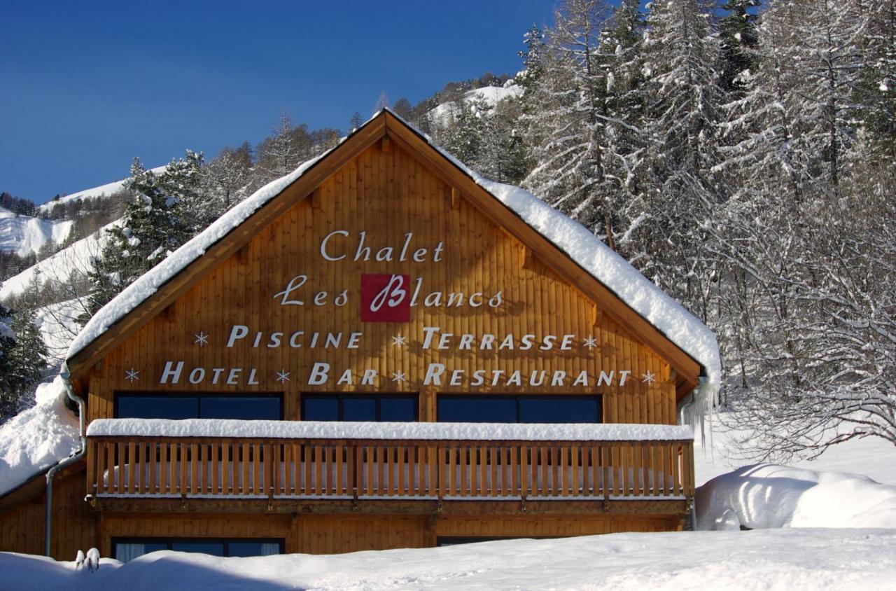 Chalet Hôtel Les Blancs Pra Loup Exterior foto